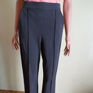 Gray Work Pants | Pleated Leg | Pocketed | Office Chic | Size [S]